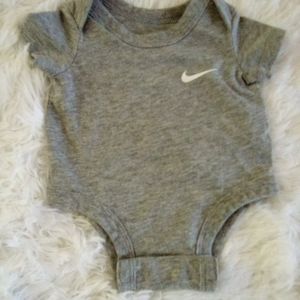 Gray Nike Onesie Newborn